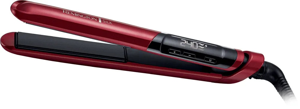 Выпрямитель для волос Remington Silk S9600 с керамическими пластинами, дисплеем LED, 1 шт