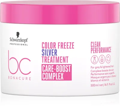 Schwarzkopf Professional BC Bonacure Color Freeze Silver - Маска для волос блонд с балаяжем, 500 мл