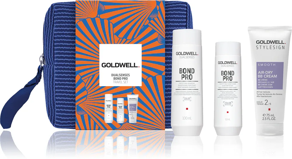 Goldwell Dualsenses Bond Pro - Набор для путешествий для слабых и поврежденных волос, 3 шт