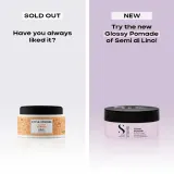 Alfaparf Milano Semi di Lino Style&Care Glossy Pomade - Восковая стайлинговая паста для укладки и моделирования волос с высоким блеском, 100 мл — фото 2