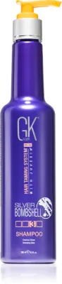 GK Hair Silver Bombshell - Шампунь для волос блонд, нейтрализующий рыжие оттенки, 280 мл