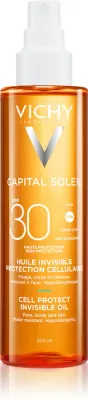 Vichy Capital Soleil Cell Protect Invisible Oil - Защитное масло SPF 30, 200 мл