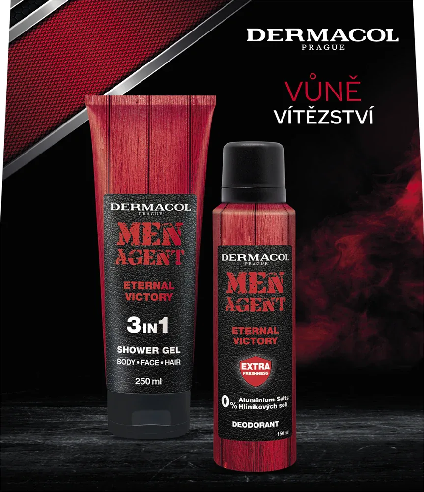 Dermacol Men Agent Eternal Victory - Подарочный набор для мужчин для ухода за телом