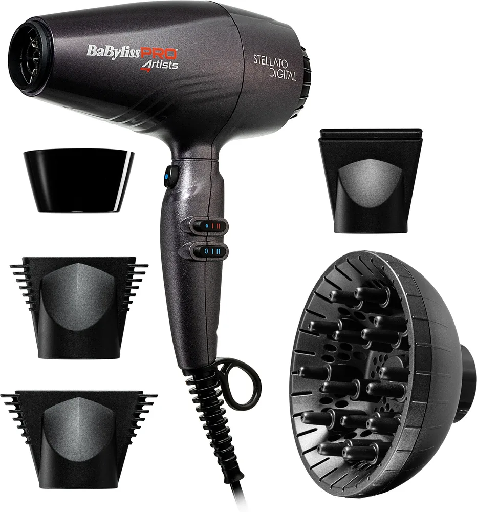 BaByliss PRO Stellato Digital BAB7500IE - Фен для волос