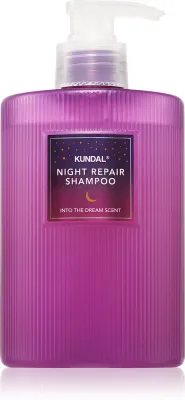 KUNDAL Night Repair Shampoo - Шампунь с кондиционером 2 в 1 питание и увлажнение с ароматом Into The Dream, 470 мл