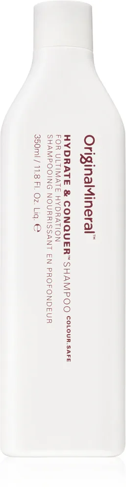 Original & Mineral Hydrate & Conquer - Увлажняющий шампунь для сухих, поврежденных волос и после химических процедур, 350 мл