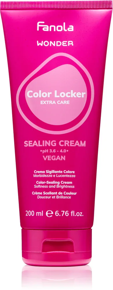 Бальзам для волос Fanola Wonder Color Locker Extra Care Sealing Cream для окрашенных волос, питательный, 200 мл