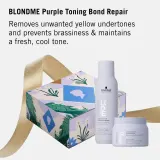 Schwarzkopf Professional Blondme Purple Gift Set - Подарочный набор для волос блонд, 2 шт — фото 2
