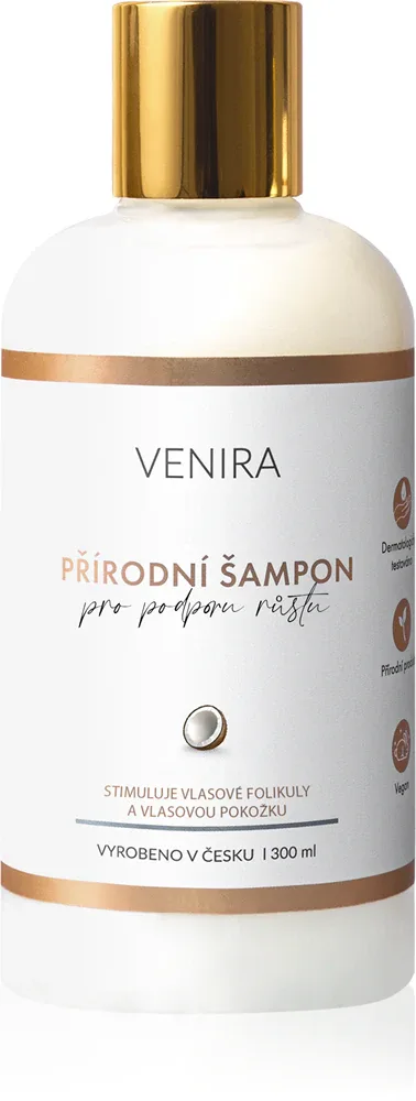 Venira Shampoo for Hair Growth - натуральный шампунь с ароматом Coconut, 300 мл