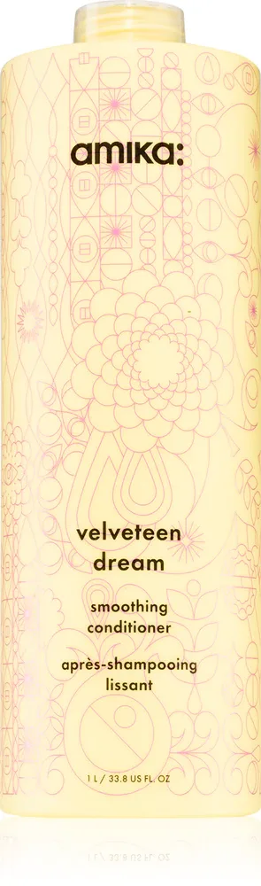 amika Velveteen dream - волосы, устойчивый к влажности в воздухе, смягчающий кондиционер, 1000 мл