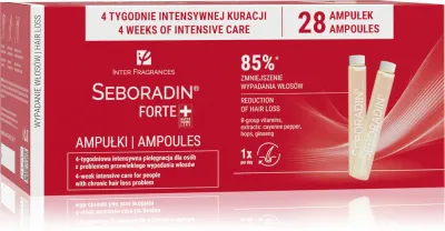 Seboradin Forte - Ампулы против выпадения волос, 24 мл