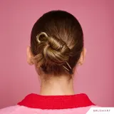 Шпилька для волос BrushArt Hair French hair pin, французская, для укладки, 11 см Gold — фото 3