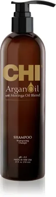CHI Argan Oil Shampoo - Питательный шампунь для сухих и поврежденных волос, 739 мл