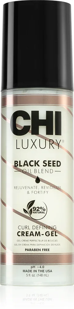 CHI Luxury Black Seed Oil Curl Defining Cream Gel - Крем-гель для создания волн, 148 мл
