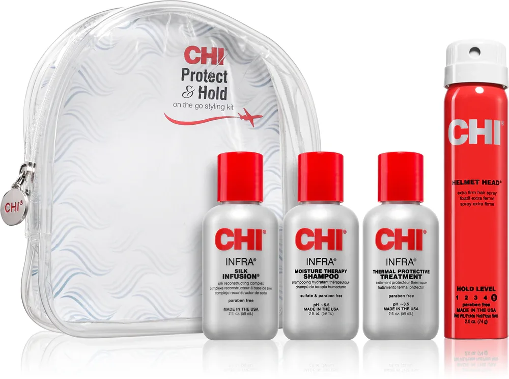 CHI Protect & Hold - Набор для путешествий для волос, 4 шт