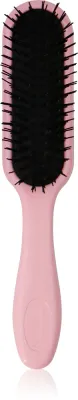 Щётка для волос Denman Detangling D90 The Mini Detangler плоская, компактная, 1 шт Pink Crush