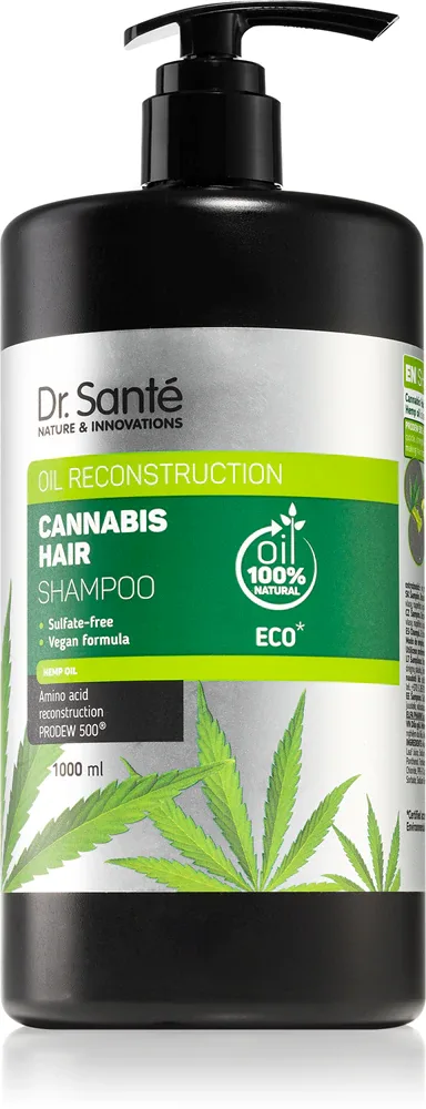 Dr. Sante Cannabis - регенерирующий шампунь с конопляным маслом
