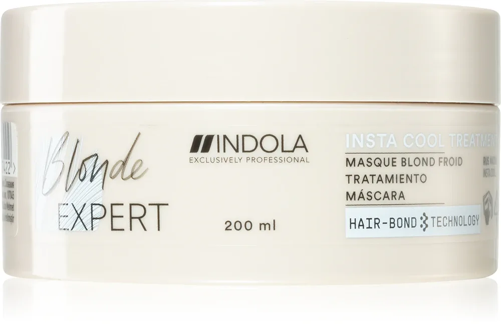 Indola Blond Expert Insta Cool - Питательная маска для волос для холодных оттенков блонд, 200 мл