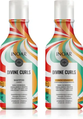 INOAR Curls - Набор для кудрявых волос, 2 мл