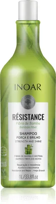 INOAR Resistance Bambu - шампунь для ослабленных, ломких волос, 1000 мл