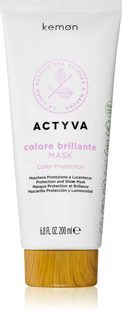 Kemon Actyva Colore Brillante - Питательная маска для волос, 200 мл
