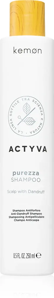 Kemon Actyva Purezza - шампунь против перхоти, 250 мл