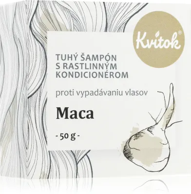 Kvitok Maca - шампунь в форме кубика для тонких волос, 50 г
