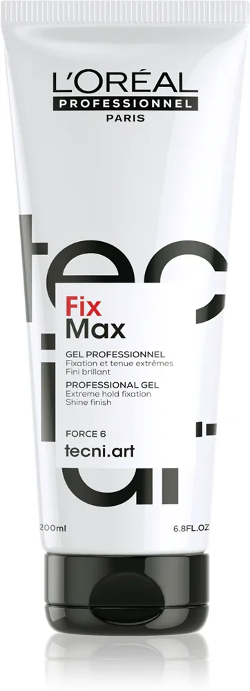 Гель для волос L’Oreal Professionnel Tecni.Art Fix Max экстрасильной фиксации, не склеивающий волосы, 200 мл