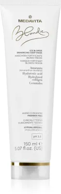 Medavita Blondie Ice Blonde Enhacing Deep Mask - Маска глубокого питания для холодных оттенков блондинок, 150 мл