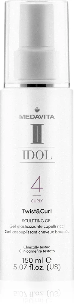 Гель для укладки волос Medavita IDOL Twist Curl Sculpting Gel сильной фиксации, для метода Curly Girl, 150 мл