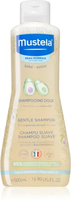Шампунь детский Mustela Bebe мягкий, для новорождённых, облегчает расчёсывание