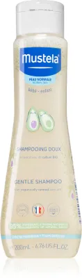 Шампунь детский Mustela Bebe мягкий, для новорождённых, облегчает расчёсывание, 200 мл