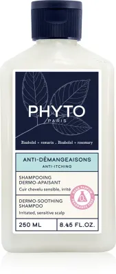 Phyto Anti-Itching Dermo-Soothing Shampoo - Успокаивающий шампунь для раздраженной кожи головы, 250 мл