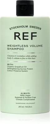 REF Weightless Volume Shampoo - шампунь для тонких и ломких волос, который добавляет объем от корней