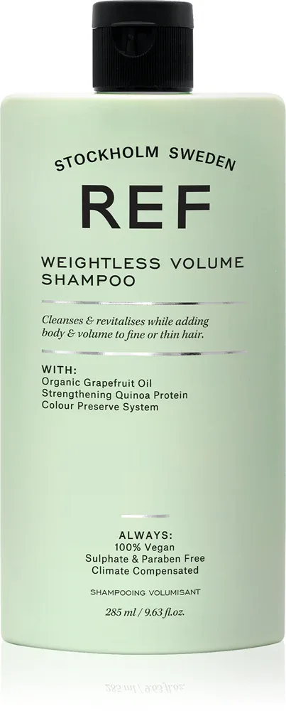 REF Weightless Volume Shampoo - шампунь для тонких и ломких волос, который добавляет объем от корней