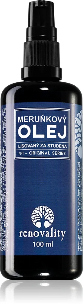 Renovality Original Series Olejek morelowy tłoczony na zimno - Масло для всех типов кожи, 100 мл