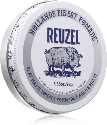 Помада для волос Reuzel Clay Matte Pomade матовая, сильной фиксации, 95 г