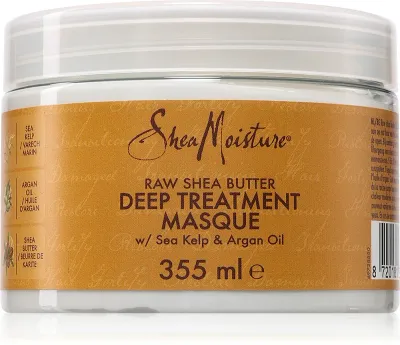 Shea Moisture Raw Shea Butter - Маска глубокого питания для волос, 355 мл