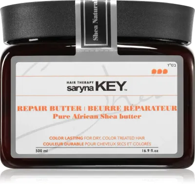 Saryna Key Pure African Shea Butter Color Lasting - Маска для волос с маслом ши, 500 мл