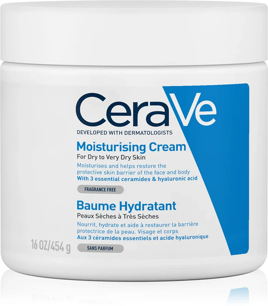 CeraVe Moisturizers - Крем увлажняющий для лица и тела для сухой и очень сухой кожи