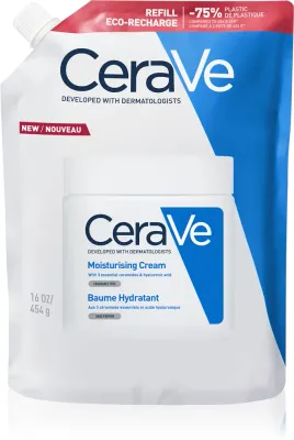 CeraVe Moisturizers - Крем увлажняющий для лица и тела для сухой и очень сухой кожи, 454 г (CEV02156)