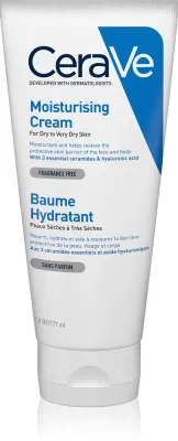 CeraVe Moisturizers - Крем увлажняющий для лица и тела для сухой и очень сухой кожи, 177 мл