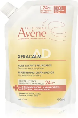 Масло для душа Avene XeraCalm A.D. Lipid-Replenishing Cleansing Oil очищающее, для сухой кожи, 400 мл (AVE02718)