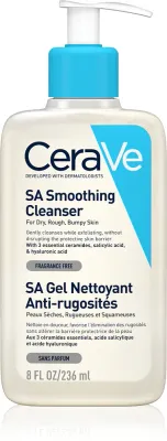 CeraVe Cleansers SA Smoothing Cleanser - Гель для очищения и смягчения кожи для нормальной и сухой, 236 мл