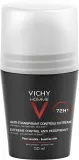 Vichy Homme Deodorant - Антиперспирант ролл-он против избыточного потоотделения 72h, 50 мл — фото 1