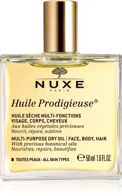 Nuxe Huile Prodigieuse - Многофункциональное сухое масло для лица, тела и волос, 50 мл
