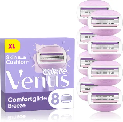 Gillette Venus ComfortGlide Breeze - Запасные лезвия, 10 шт, 8 шт