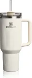 Термостакан Stanley Quencher H2.O FlowState Fluted Tumbler с крышкой и трубочкой, с ручкой, 1180 мл — фото 1