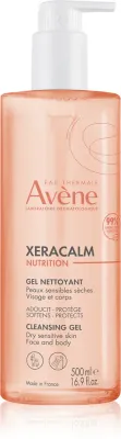 Avene XeraCalm Nutrition Cleansing Gel - Нежный гель для душа для сухой и чувствительной кожи, 500 мл