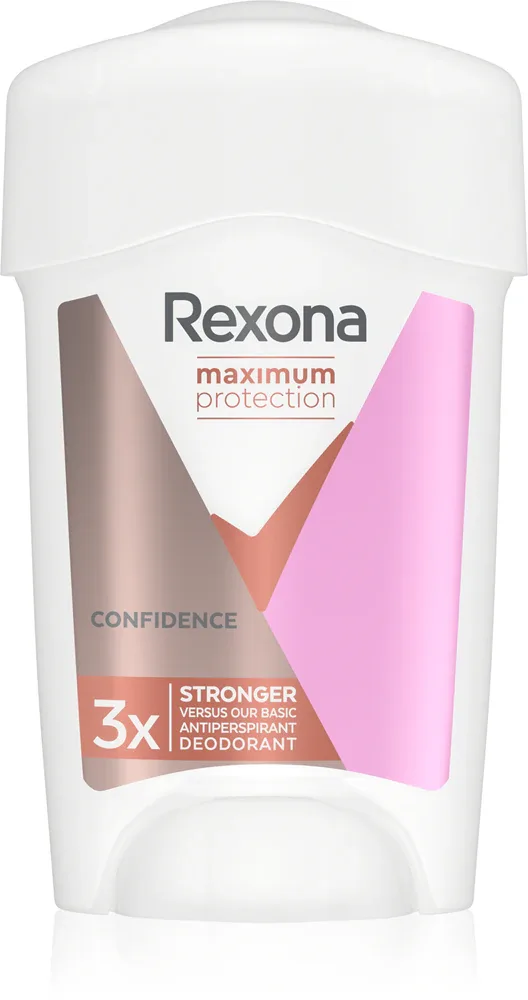 Антиперспирант кремовый Rexona Maximum Protection Confidence для сильного потоотделения, 45 мл Confidence